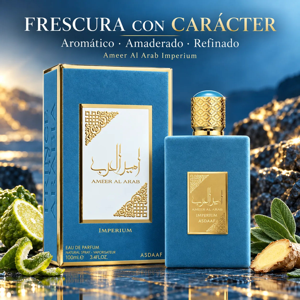 Lattafa – Perfume para Hombre Ameer Al Arab Imperium Eau de Parfum 100 ml