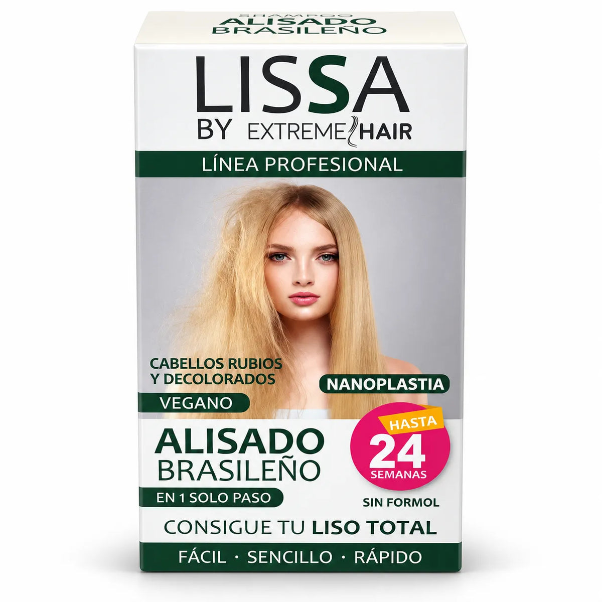 Lissa – Alisamento Brasileiro para Cabelos Louros Anticrespagem 100 ml