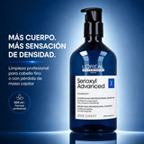 L'Oréal Professionnel – Champô Densificante Serioxyl para Cabelos Finos 500/1500 ml