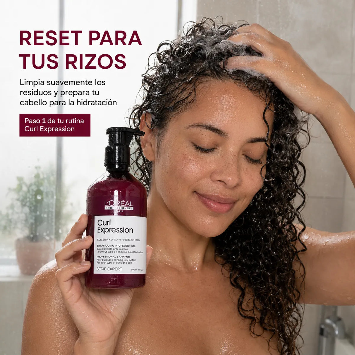 L’Oréal Expert Curl Expression – Champô Anti-Resíduos para Caracóis e Ondas 300/500/1500 ml