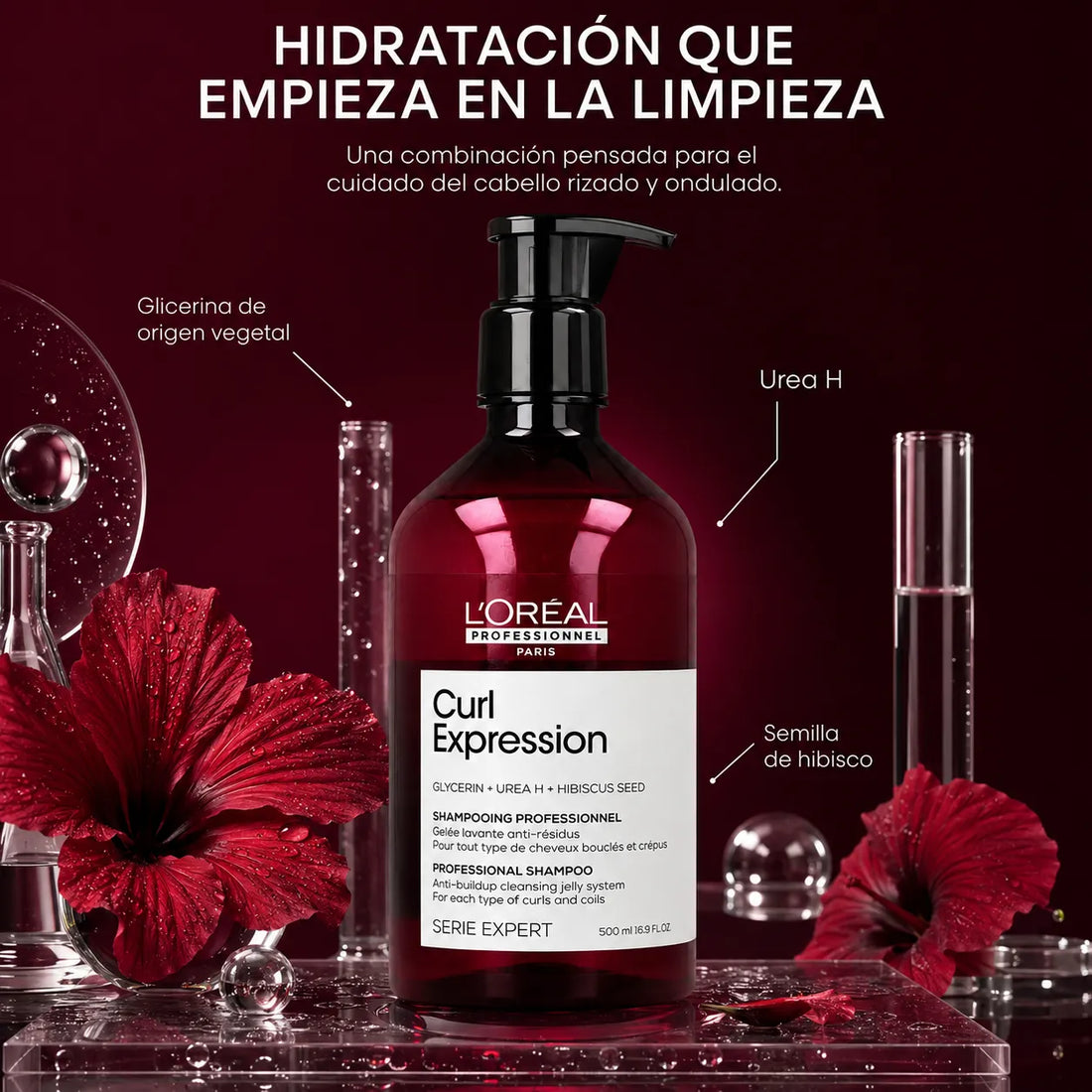 L’Oréal Expert Curl Expression – Champô Anti-Resíduos para Caracóis e Ondas 300/500/1500 ml