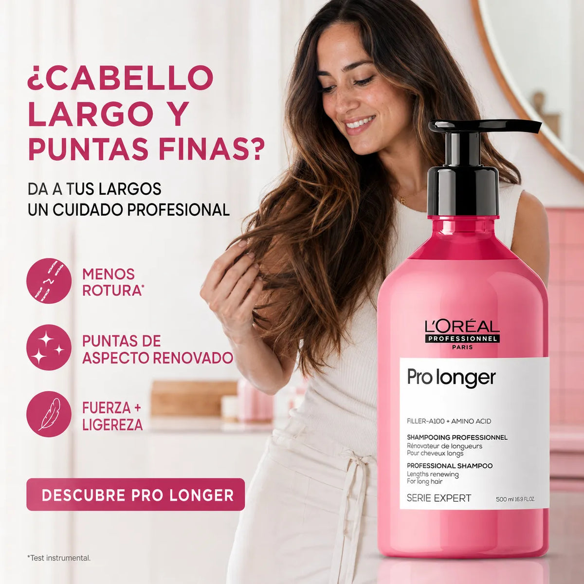 L'Oréal Professionnel – Champô para Cabelo Comprido Pro Longer 500/1500 ml