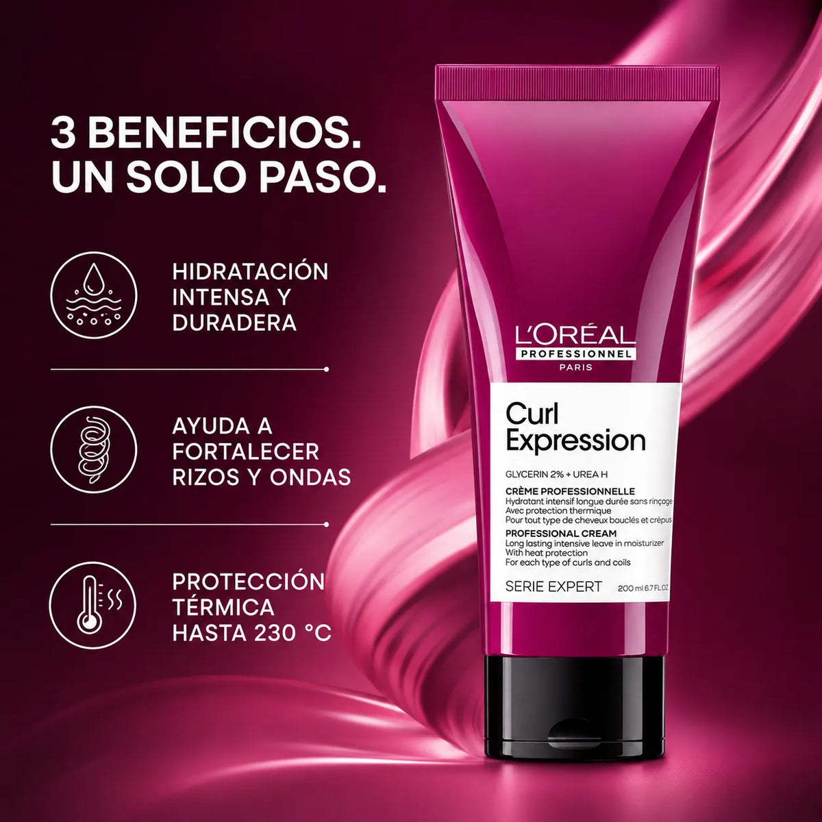 L'Oréal Professionnel – Leave-in para Cabelo Encaracolado Curl Expression 200 ml