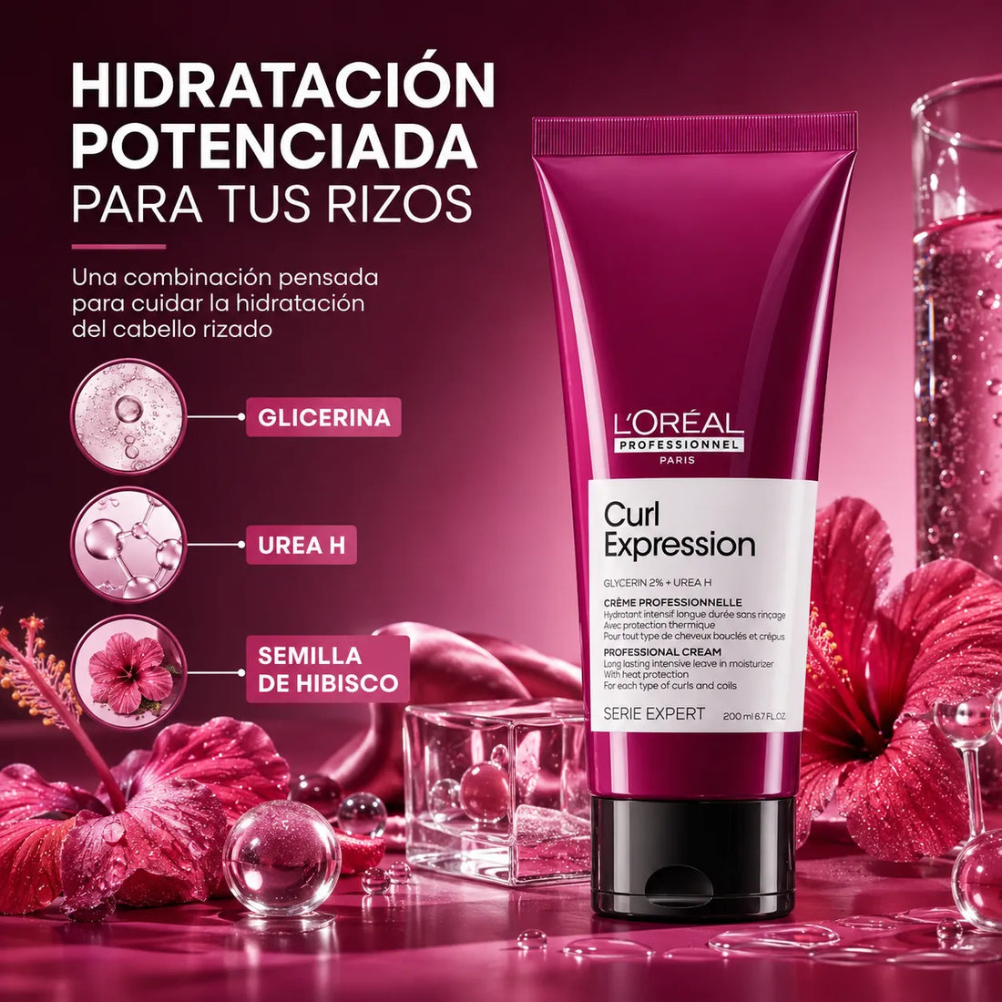 L'Oréal Professionnel – Leave-in para Cabelo Encaracolado Curl Expression 200 ml