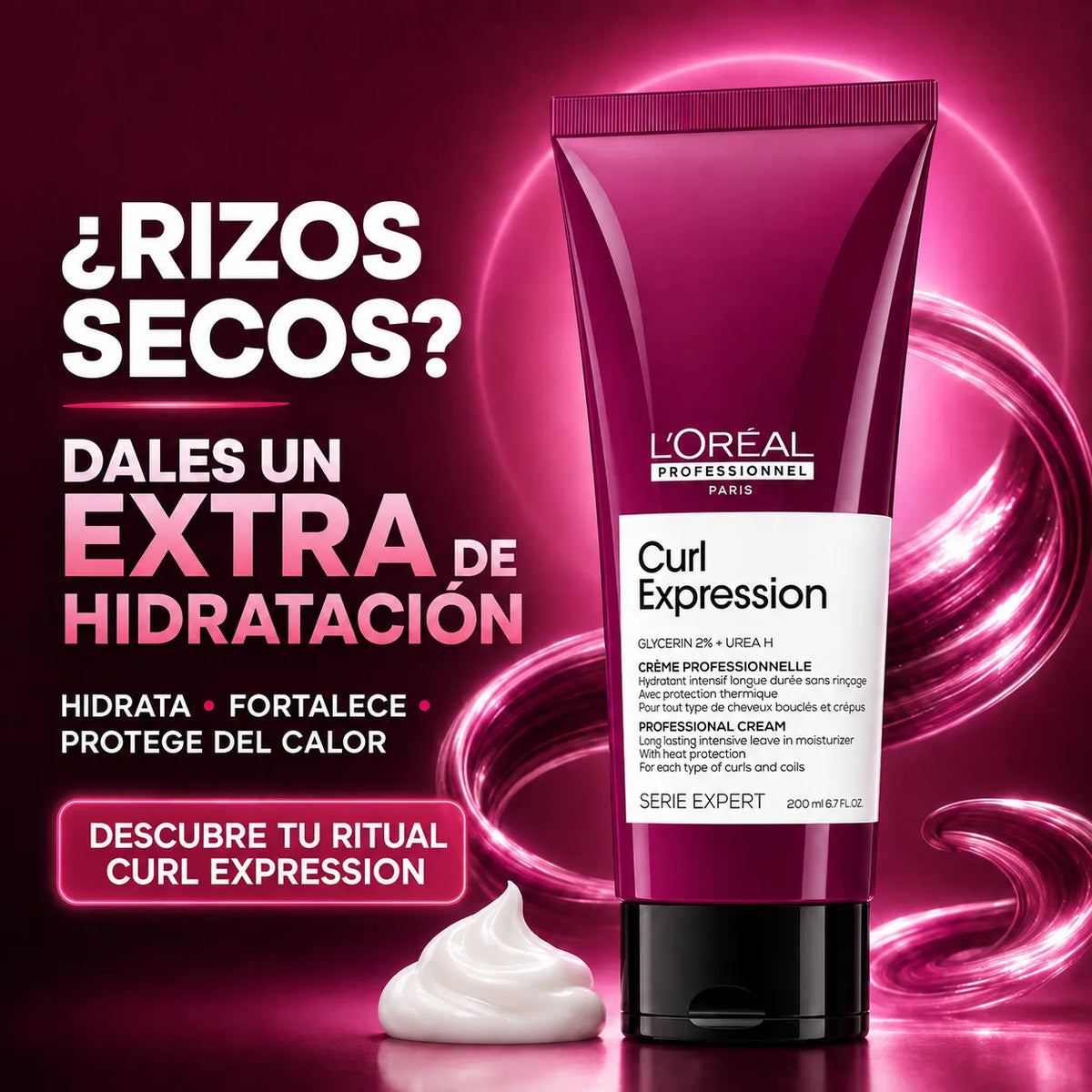 L'Oréal Professionnel – Leave-in para Cabelo Encaracolado Curl Expression 200 ml