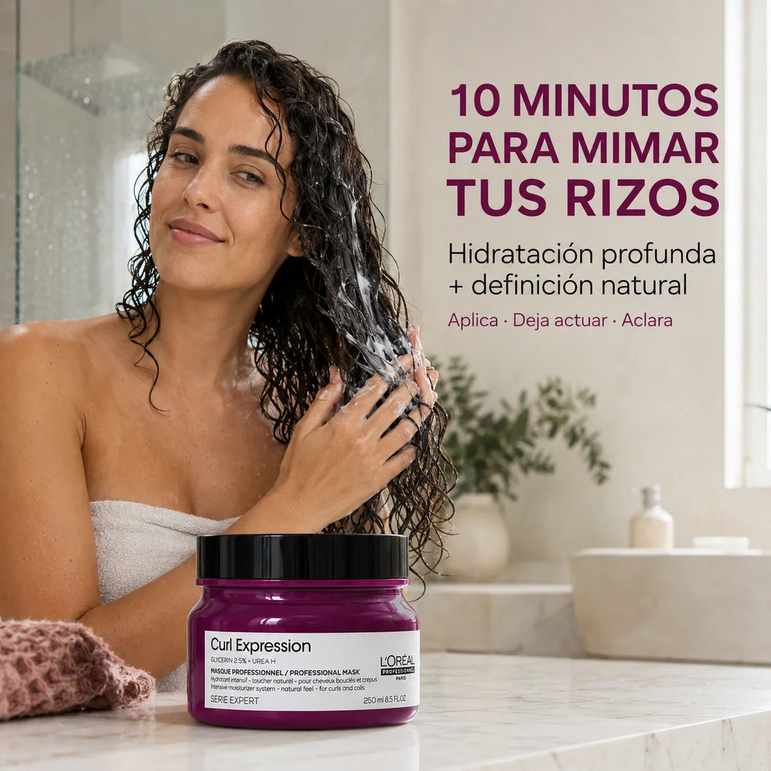 L'Oréal Professionnel – Máscara para Cabelo Encaracolado Curl Expression 250 ml