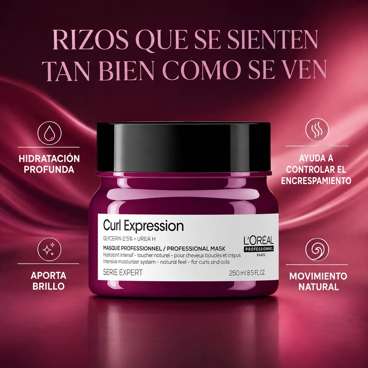 L'Oréal Professionnel – Máscara para Cabelo Encaracolado Curl Expression 250 ml