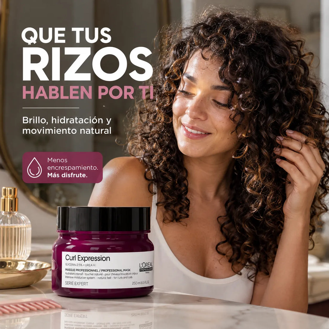 L'Oréal Professionnel – Máscara para Cabelo Encaracolado Curl Expression 250 ml