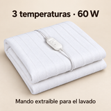 DVTECH – Manta eléctrica de 3 temperaturas 150 × 80 cm DV254601