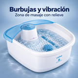 PB – Masajeador spa para pies Volna con burbujas y vibración · 33 × 38 × 14 cm