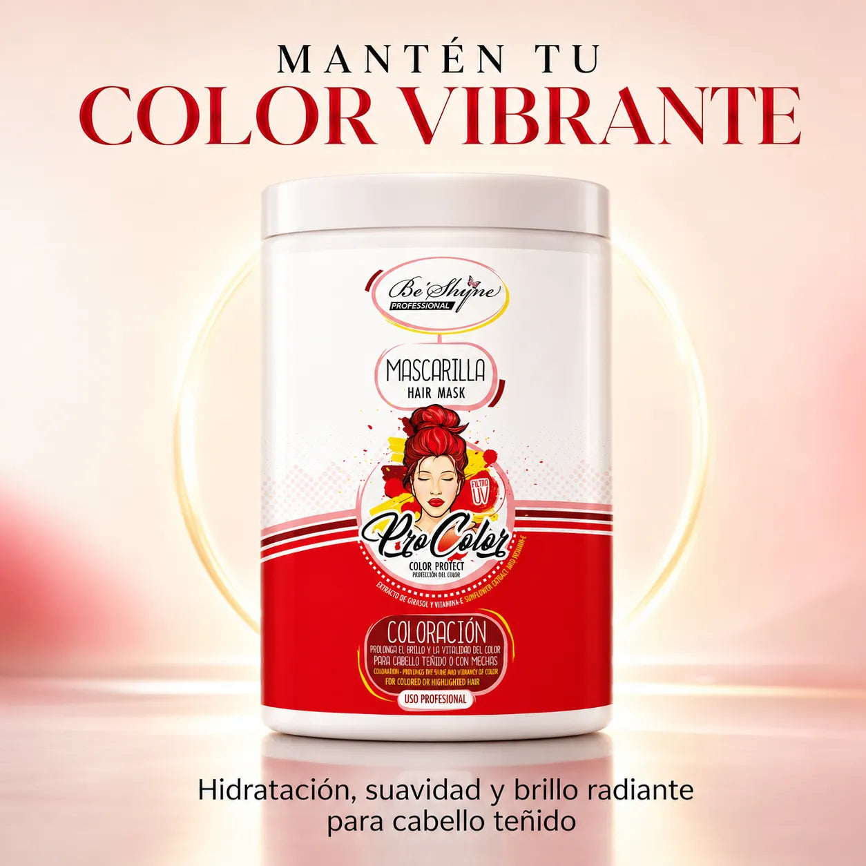 Be'Shyne® – Pro Color Mask for Colored Hair 1000ml