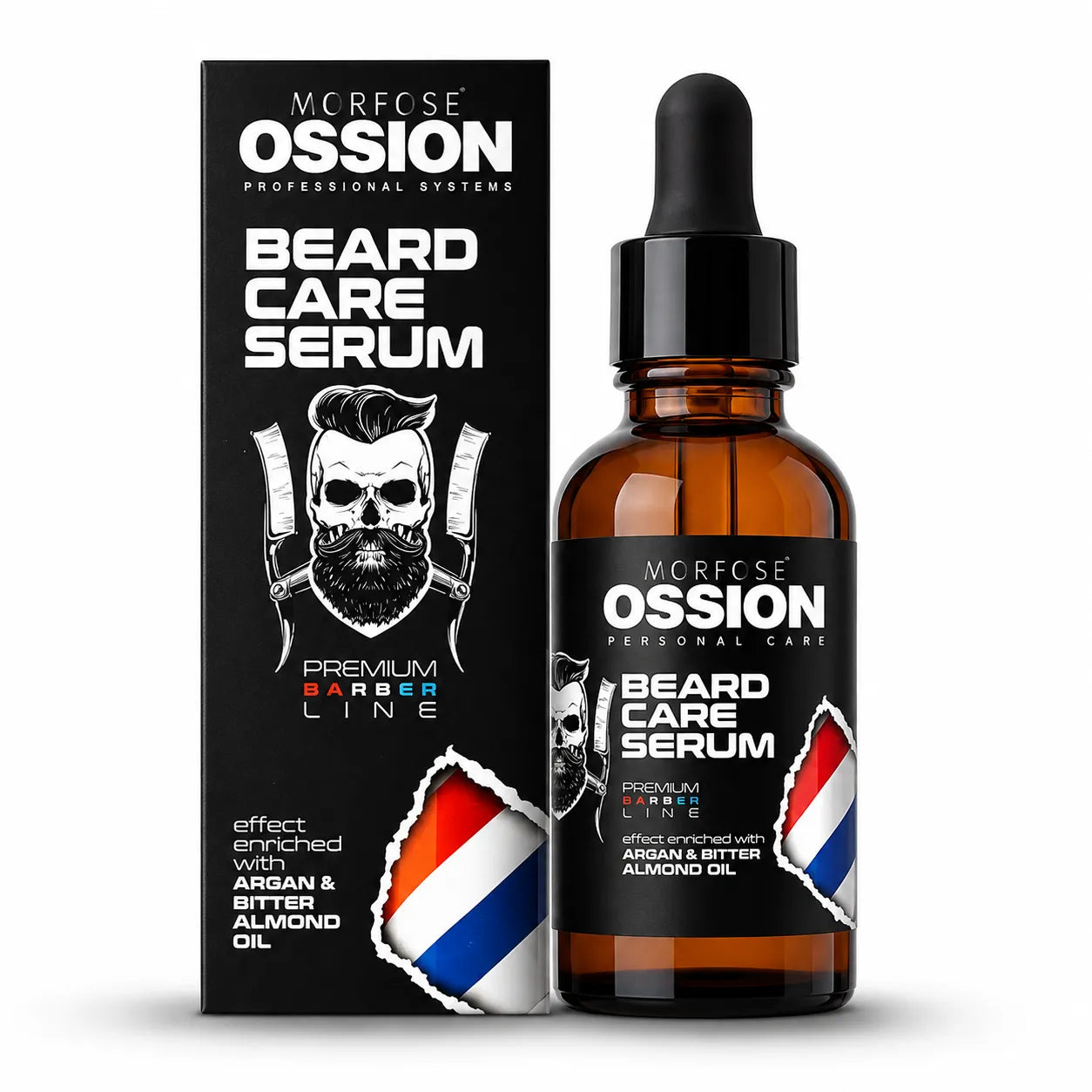 Morfose Ossion Premium Barber Line - Suero para el cuidado de la barba (50 ml)