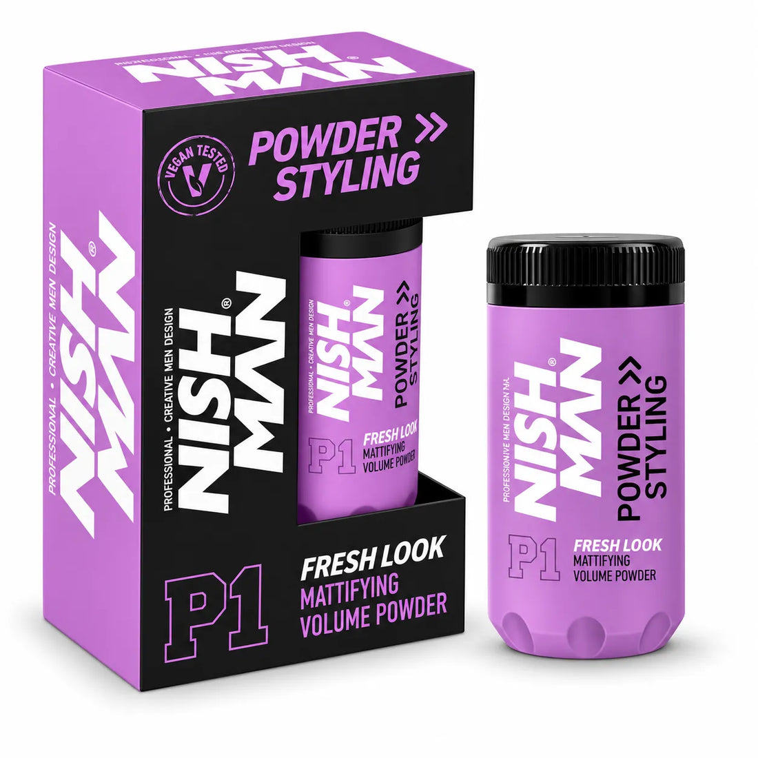 NISHMAN – Cera en polvo para el cabello con volumen y acabado mate 20g