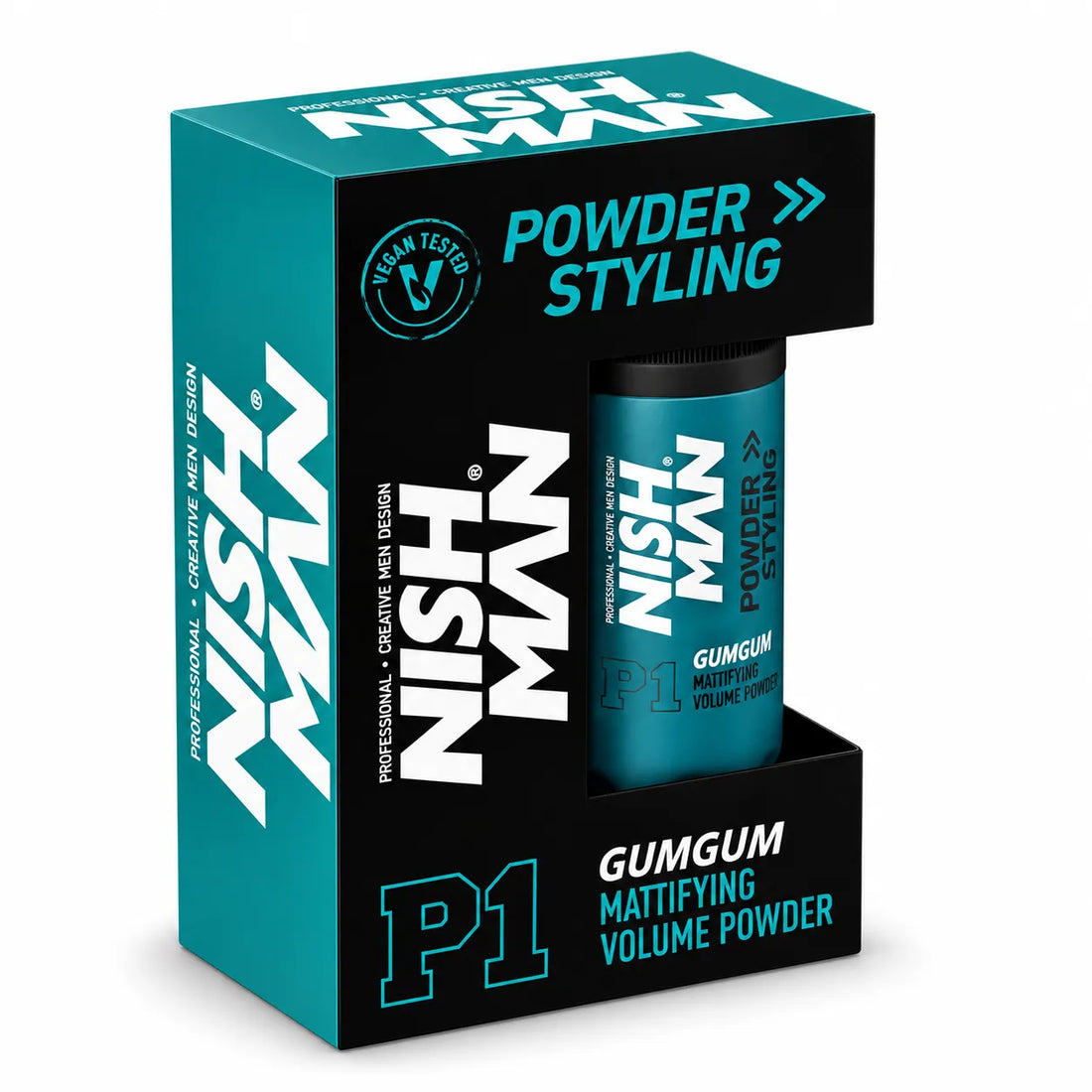 NISHMAN – Cera en polvo para el cabello con volumen y acabado mate 20g