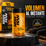 NISHMAN – Cera en polvo para el cabello con volumen y acabado mate 20g