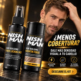 Nishman – Kit de Fibras Capilares para Dar Volumen 21 g + 100 ml