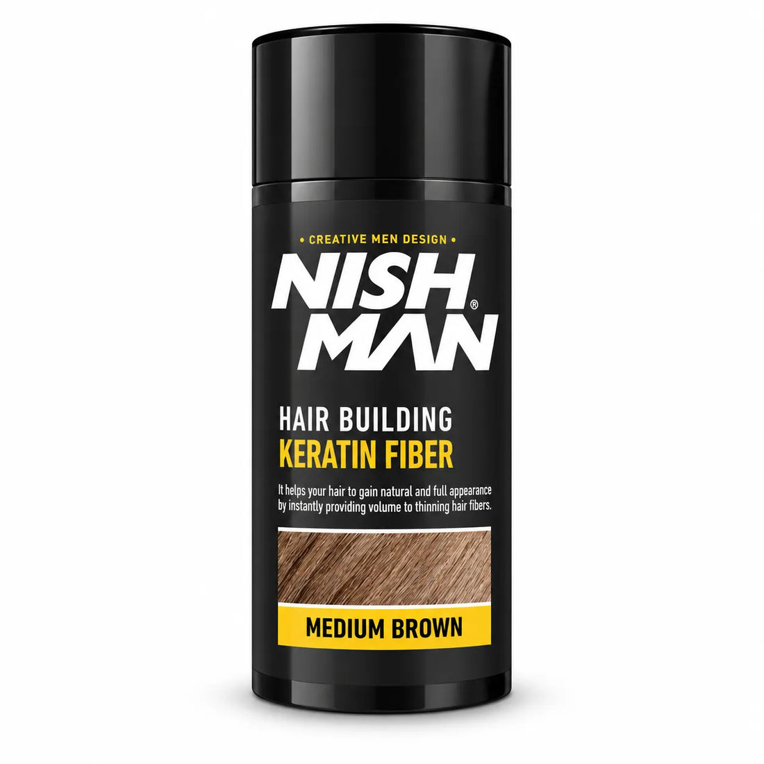 Nishman – Fibra Capilar Volumizadora Medium Brown 21 g