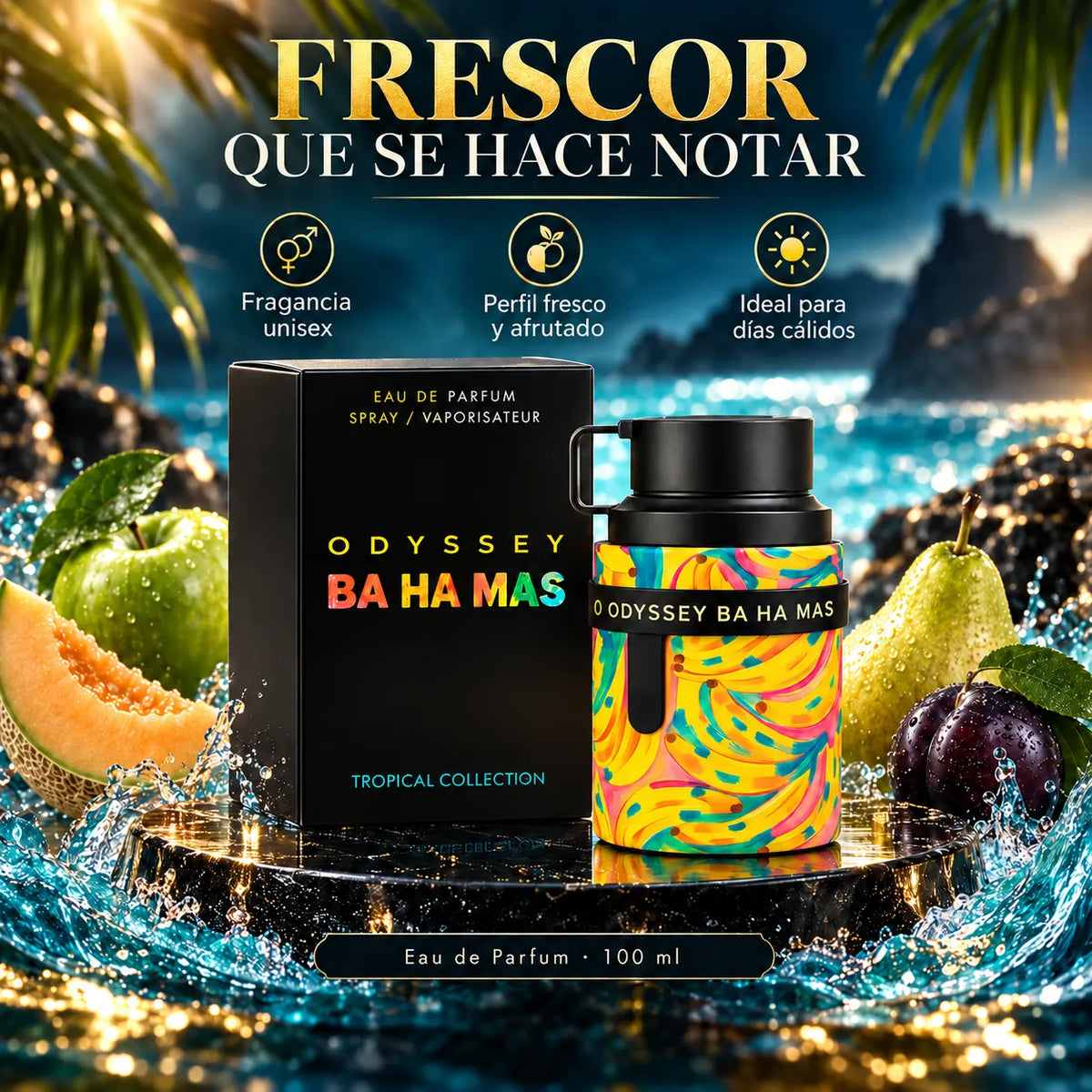 Armaf – Perfume Unisex Fresco y Afrutado Odyssey BA HA MAS 100 ml