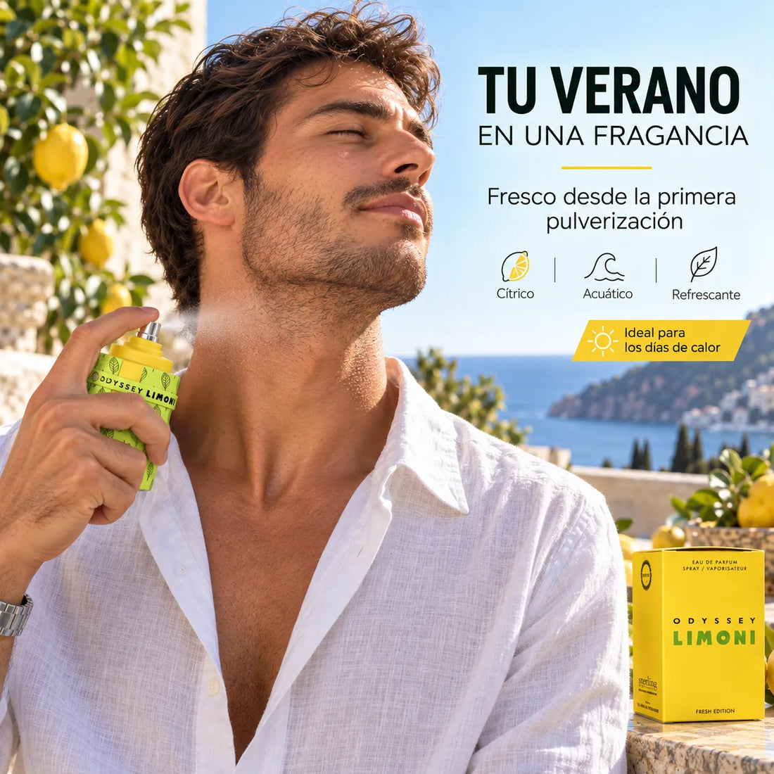 Armaf – Perfume Cítrico para Hombre Odyssey Limoni Fresh Edition 100ml