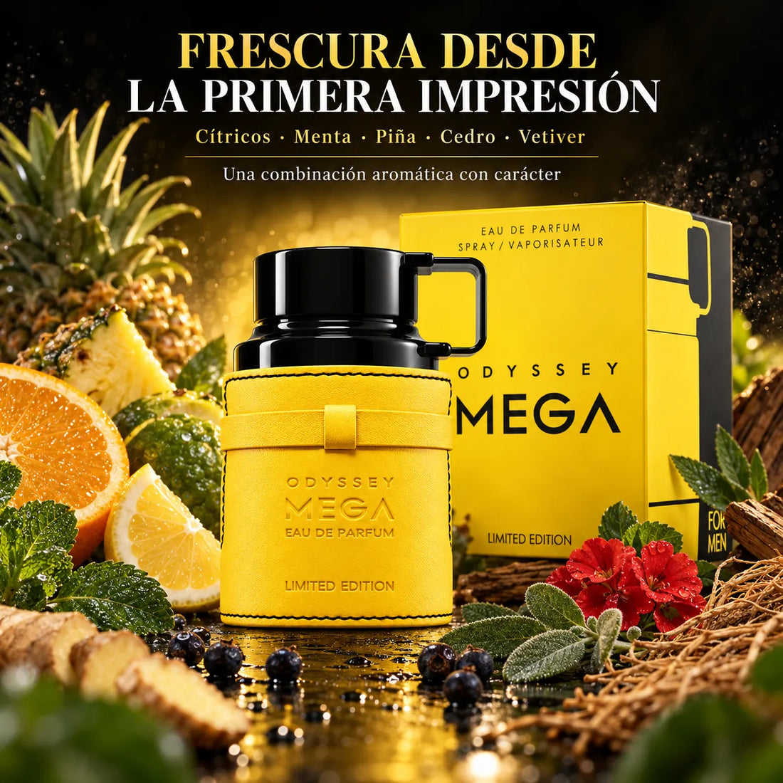 Armaf – Perfume para Hombre Aromático Amaderado Odyssey Mega 100 ml