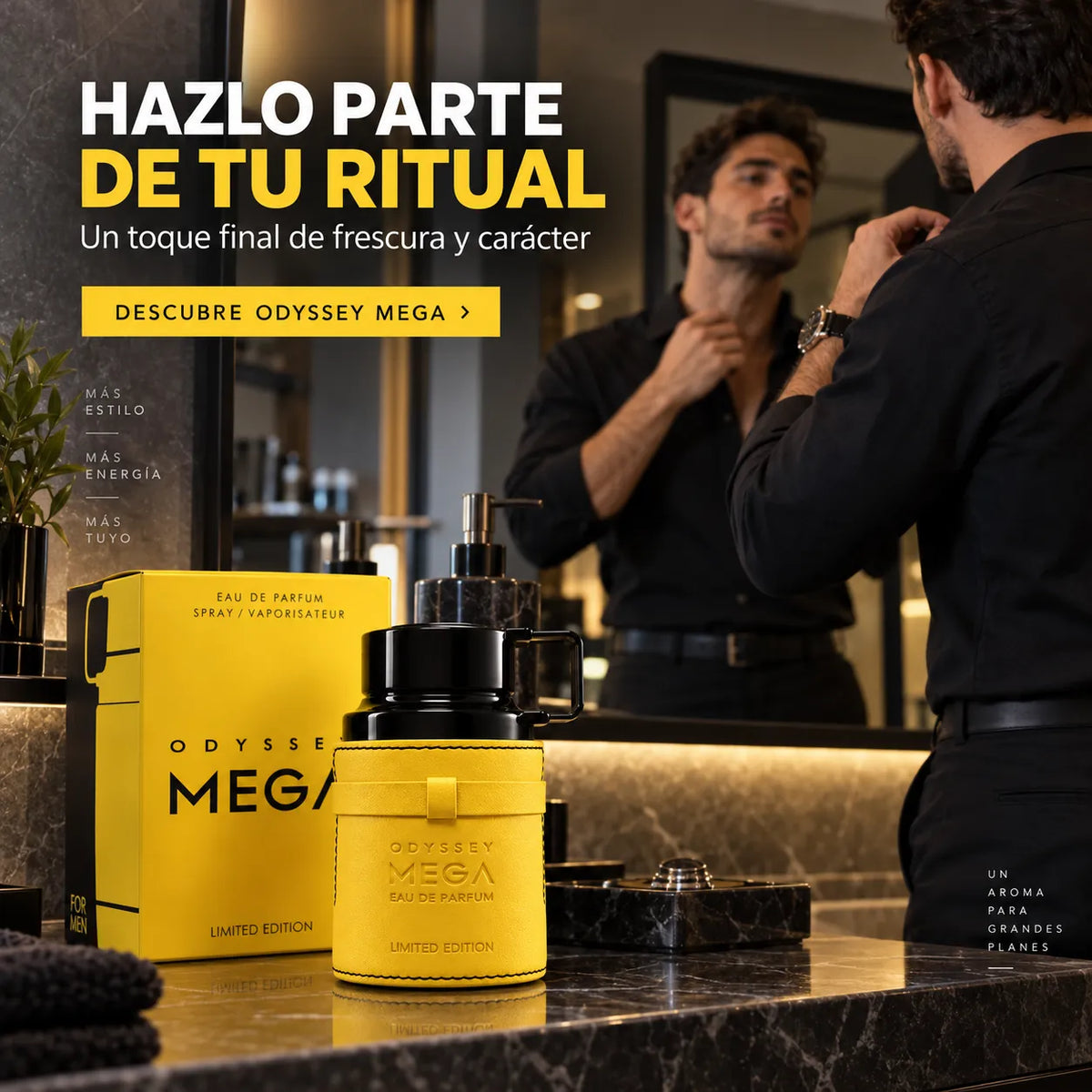 Armaf – Perfume para Hombre Aromático Amaderado Odyssey Mega 100 ml