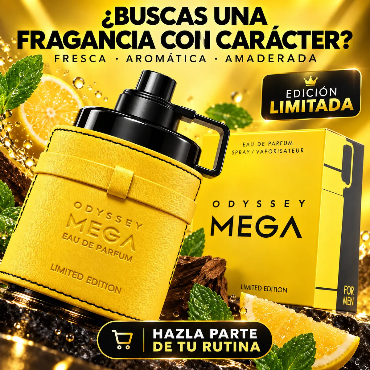 Armaf – Perfume para Hombre Aromático Amaderado Odyssey Mega 100 ml