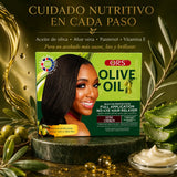 ORS – Kit alisador para cabello resistente con aceite de oliva Super