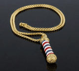 Colgante Collar Accesorios Pequeños de Barbería