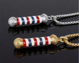Colgante Collar Accesorios Pequeños de Barbería