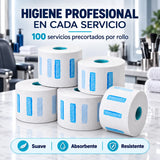 Ragnar – Papel de Cuello para Barbería 100 Servicios