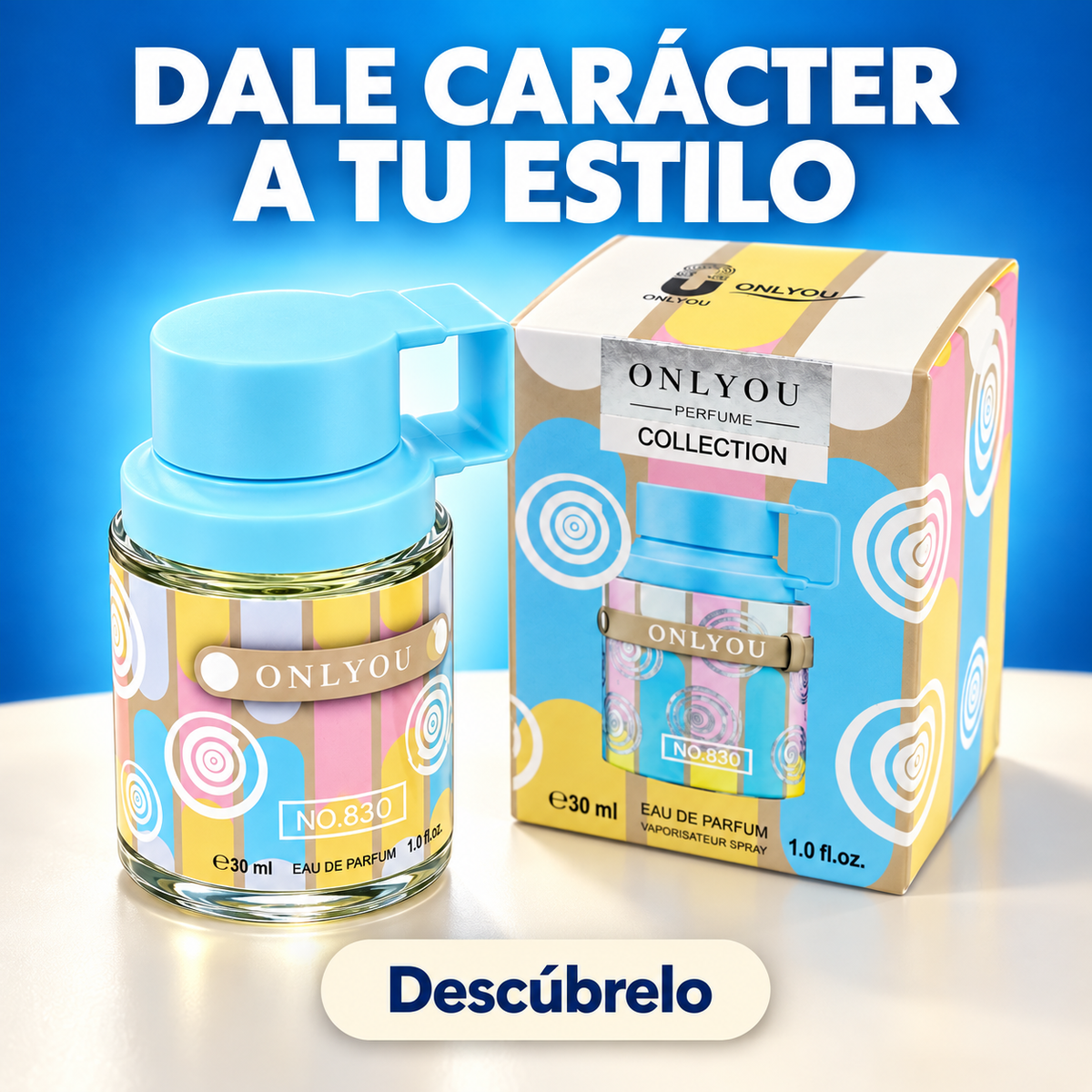 ONLYOU Nº 830 – Perfume chipre para mujer Eau de Parfum 30 ml