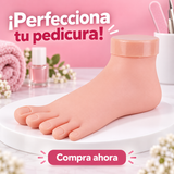 Pie de Prácticas para Pedicura y Uñas Postizas – Modelo de Entrenamiento Profesional – 1 Unidad