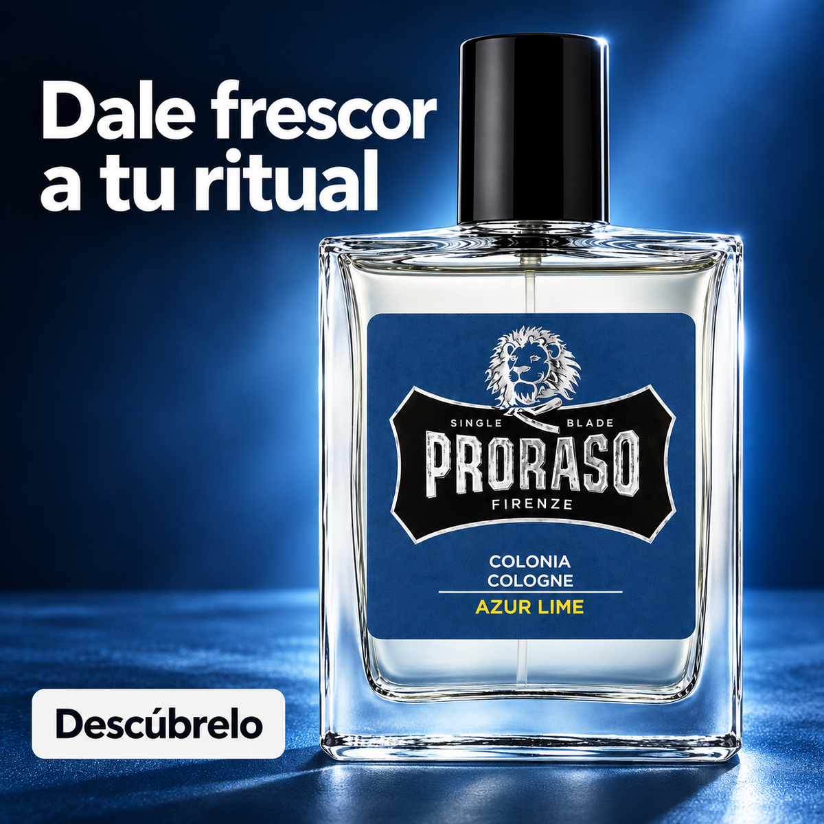Proraso – Colonia masculina Azur Lime de aroma fresco 100 ml