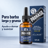 Proraso – Aceite de barba Azur Lime para barba larga y gruesa 30 ml