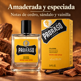 Proraso – Colonia amaderada para hombre Wood & Spice 100 ml