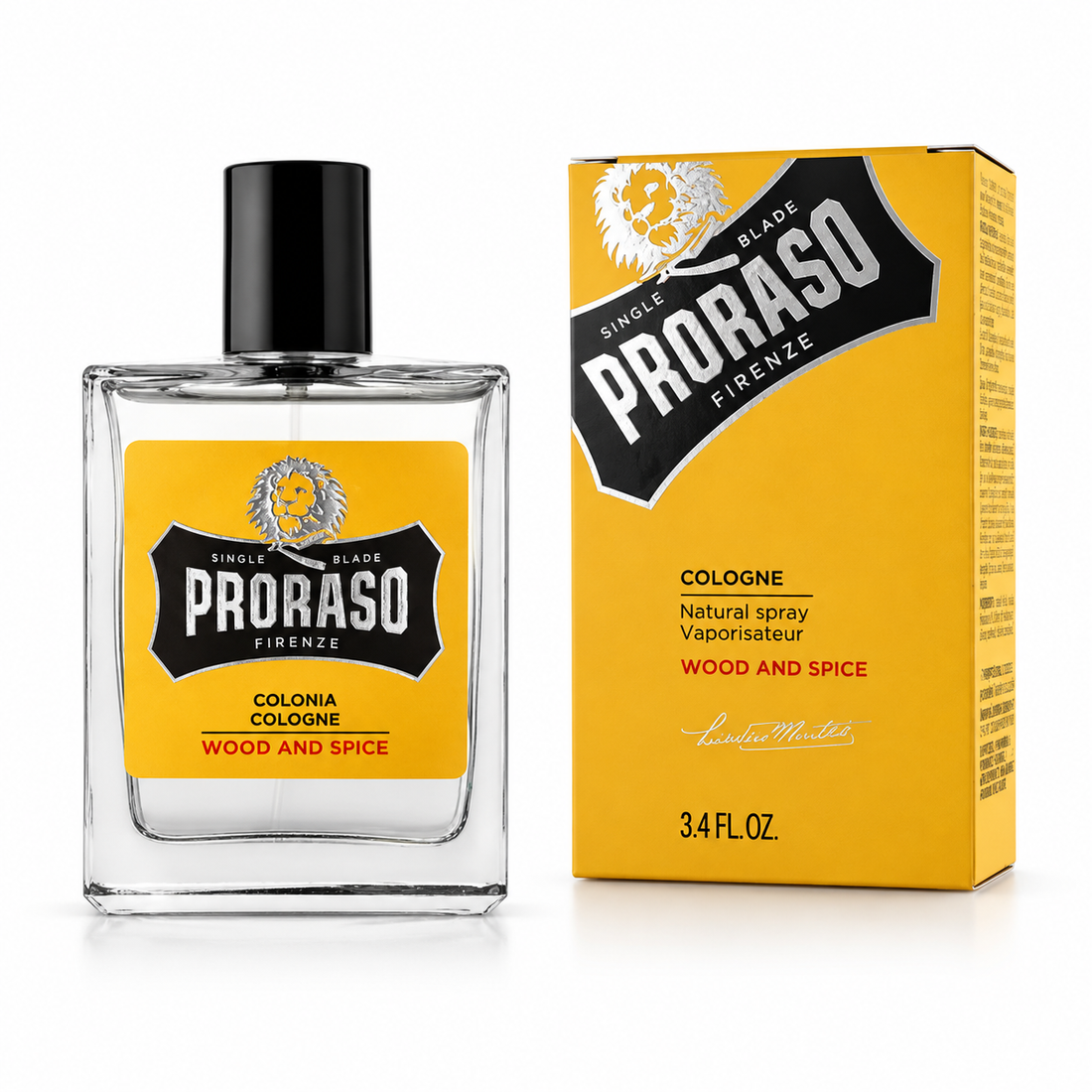 Proraso – Colonia amaderada para hombre Wood & Spice 100 ml