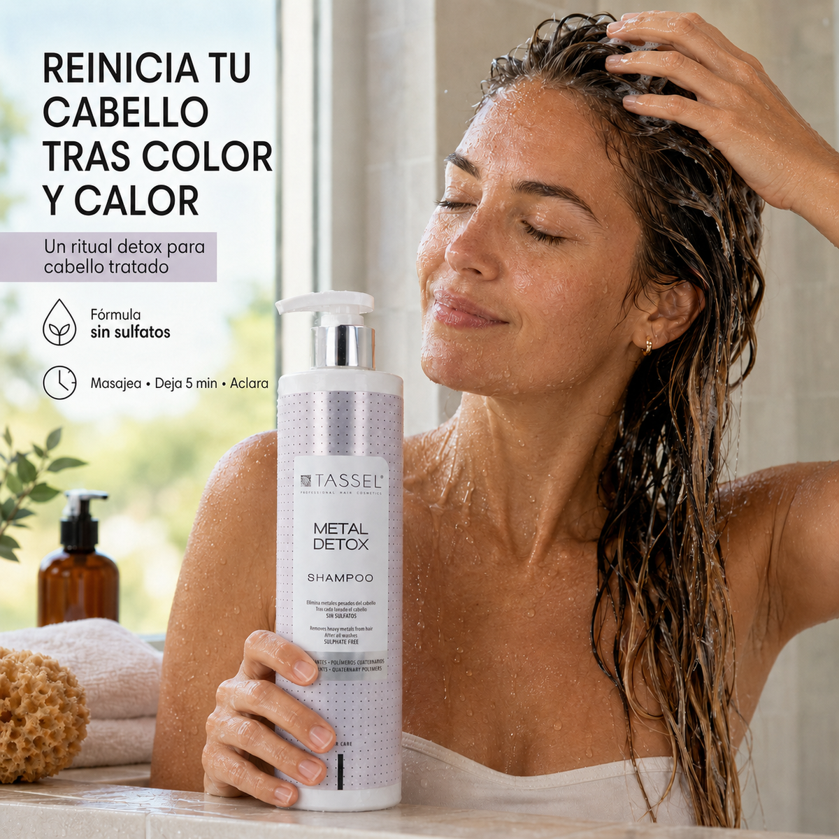 Tassel – Champô Detox de Metais para Cabelo Tratado 500ml