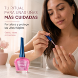 Masglo – Base para uñas frágiles nutritiva rosada 13,5 ml