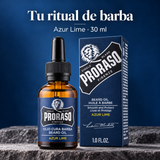 Proraso – Aceite de barba Azur Lime para barba larga y gruesa 30 ml