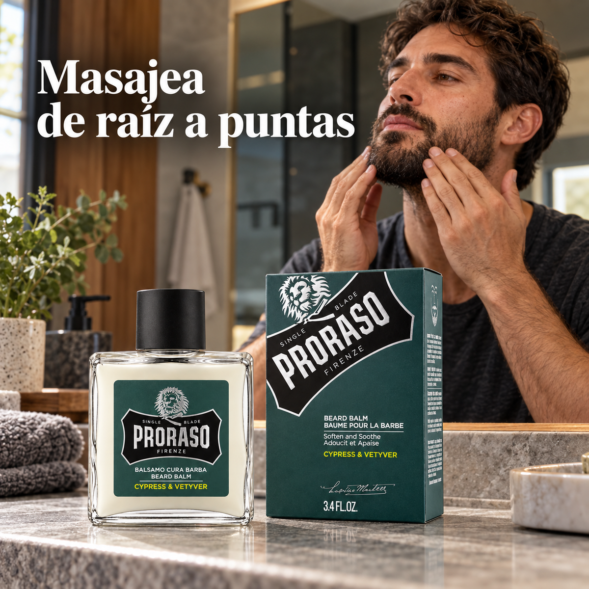 Proraso – Bálsamo para barba suavizante Cypress & Vetyver 100 ml
