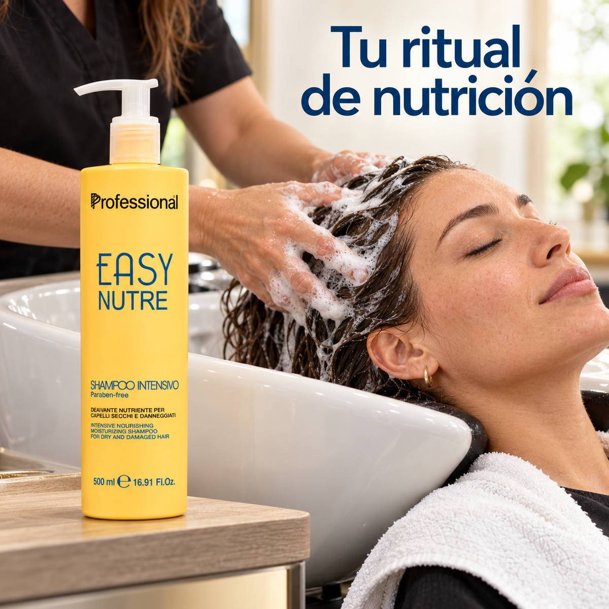 Easy Nutre – Champú para cabello seco y dañado 500 ml