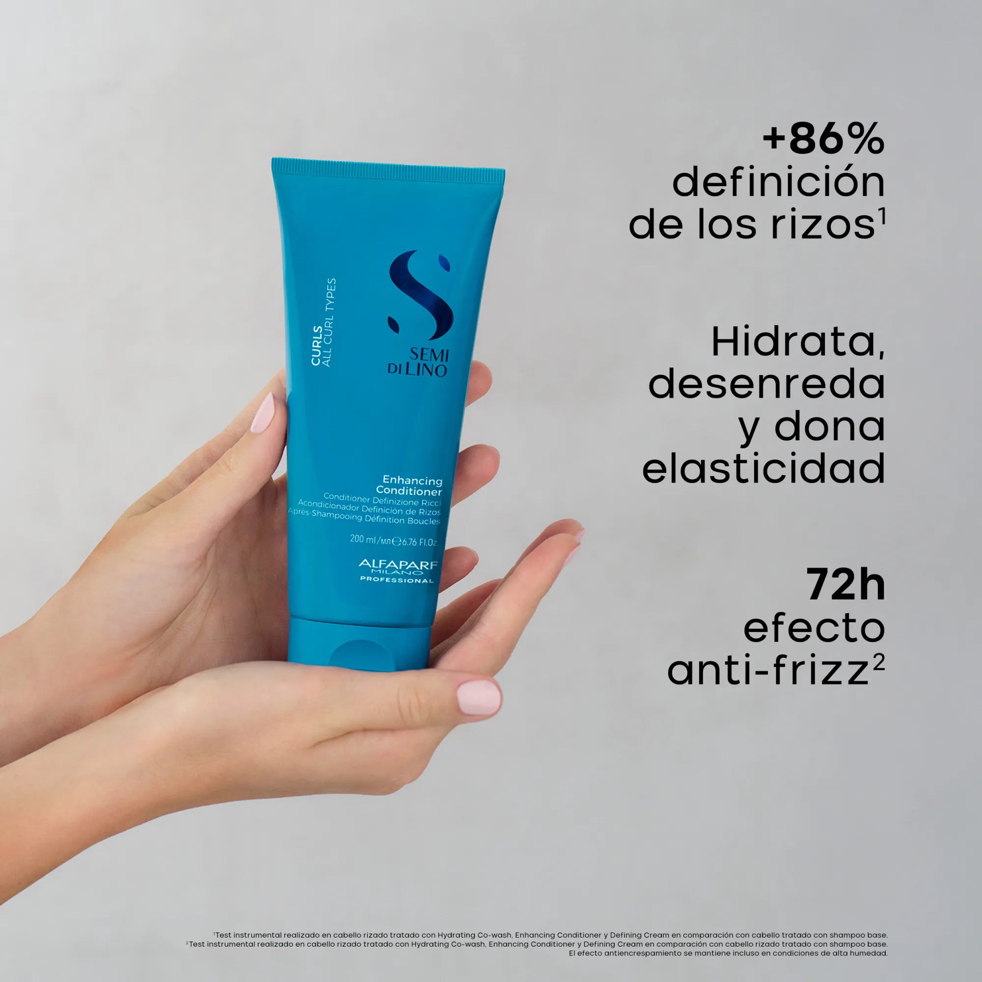 Alfaparf, Acondicionador definidor para ondas, rizos y rizos muy cerrados. Potenciador del rizo 200ml