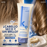 Salerm – Mascarilla capilar superhidratante Keratin Shot Deep Impact Plus 200 ml