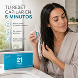 Salerm 21 Boost – Ampollas Reparadoras para Cabello Dañado Antifrizz 8 x 13 ml