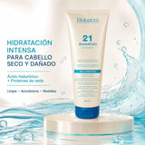 Salerm 21 – Champú para cabello seco y dañado con ácido hialurónico 300 ml