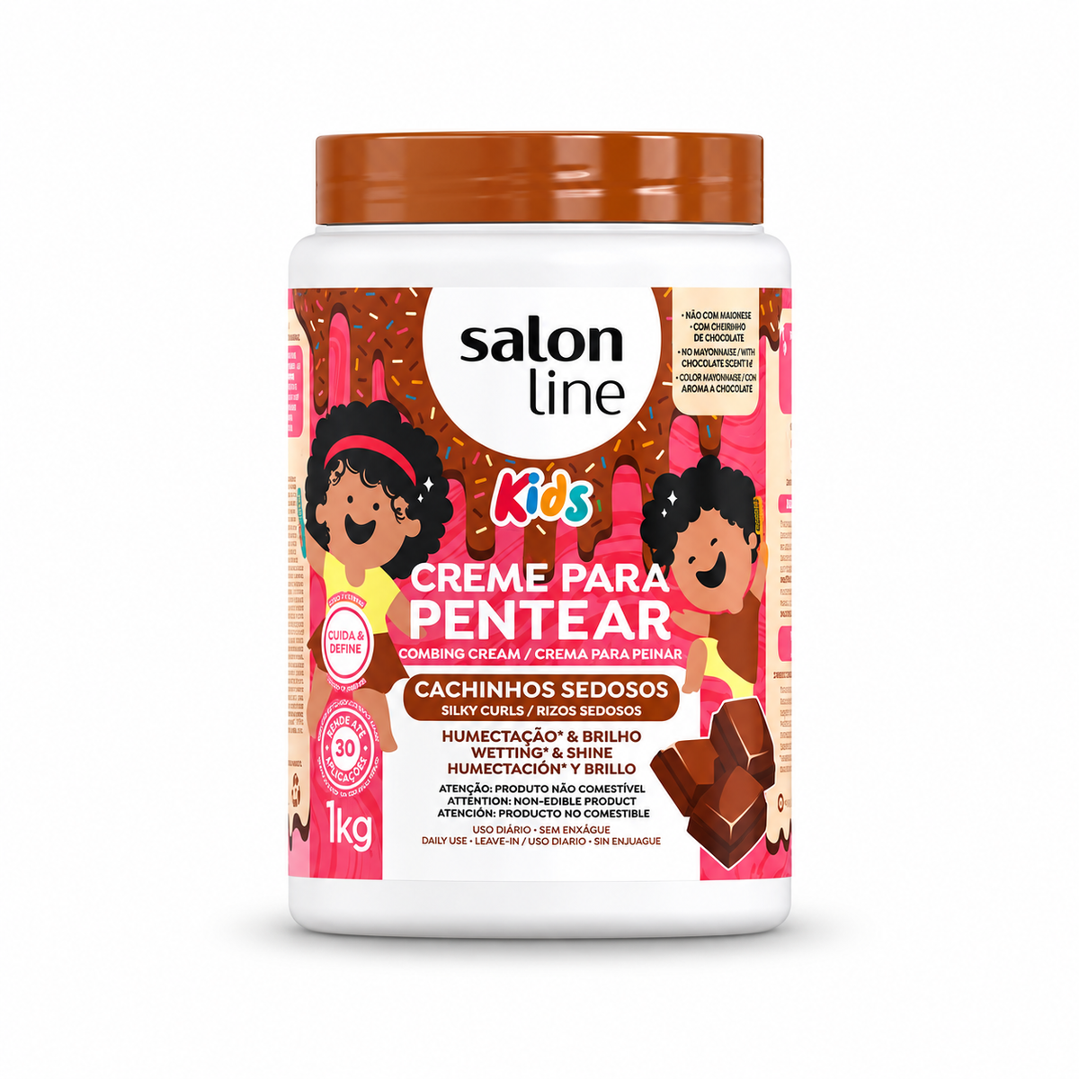 Salon Line Kids – Crema para peinar niños para rizos con brillo 1 kg