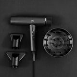 JRL® Pack Forte Pro Secador 2150W Negro + BR3 Cepillo Antiestático + JRL Multiplex Cepillo Redondo en Negro