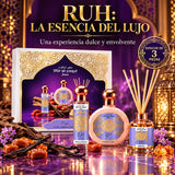 Utur Al-Yaqut – Estuche de Perfume para Mujer Ruh con Mikado 3 Piezas