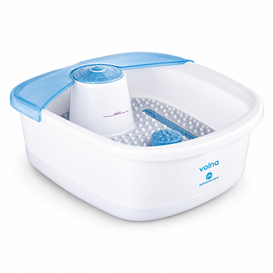 PB – Masajeador spa para pies Volna con burbujas y vibración · 33 × 38 × 14 cm