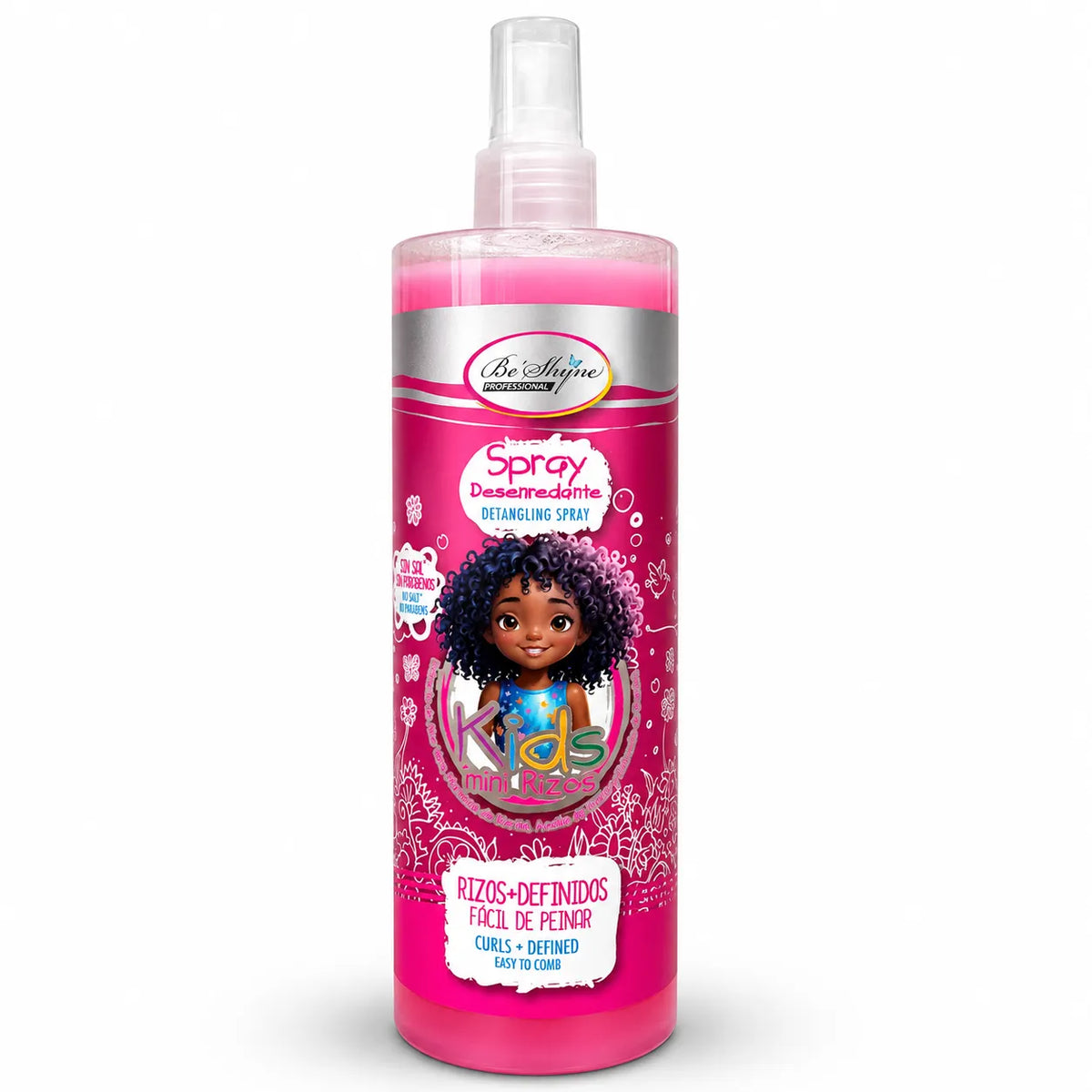 Be'Shyne Kids – Spray desenredante para niños con rizos 500 ml